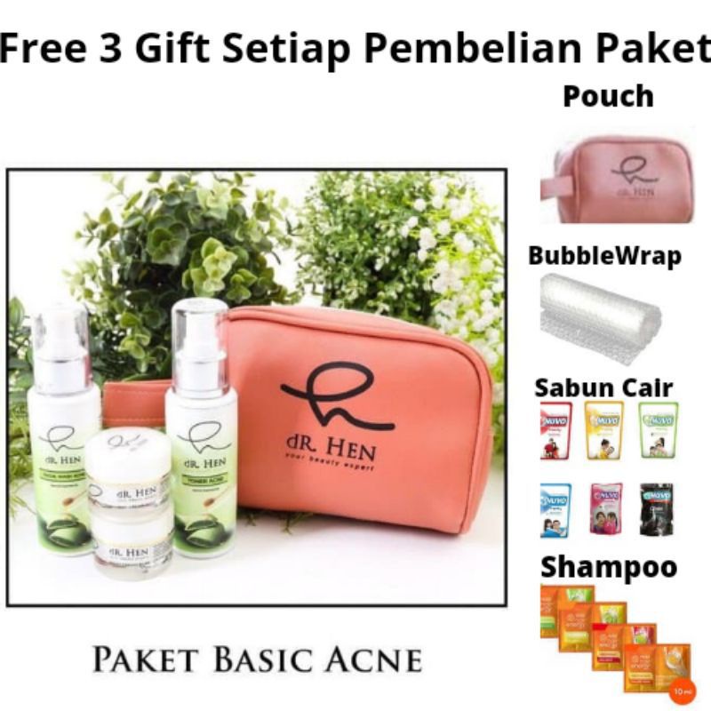 Paket Acne Dr Hen Skincare