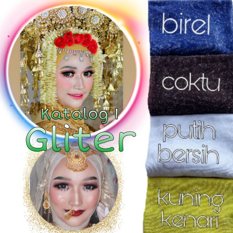 PASHMINA RAJUT GLITER