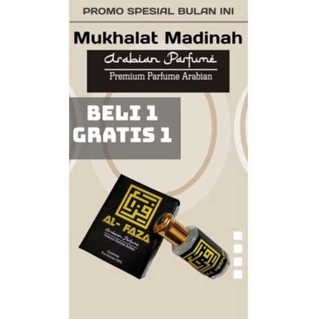 ALFAZA PERFUME MUKHALAT MADINAH PURE PARFUM NON ALKOHOL