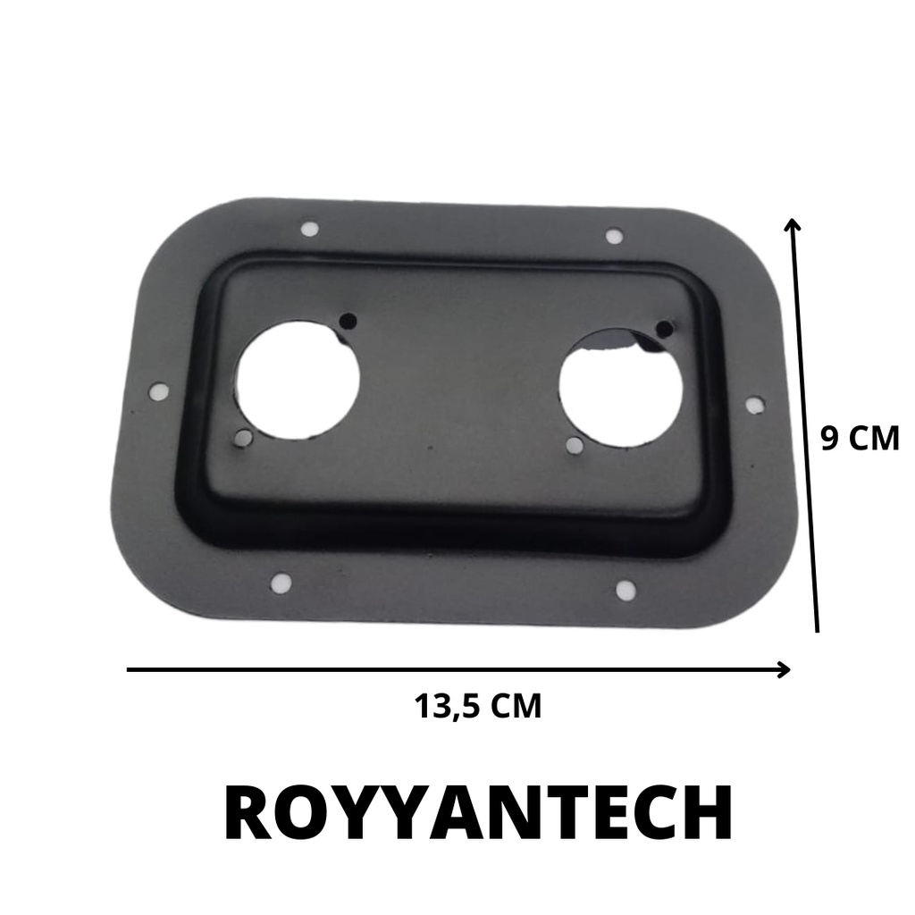 TERMINAL SPIKON PLAT BESI 13.5 CM X 9CM PLAT SPEACON TERMINAL SEPIKON