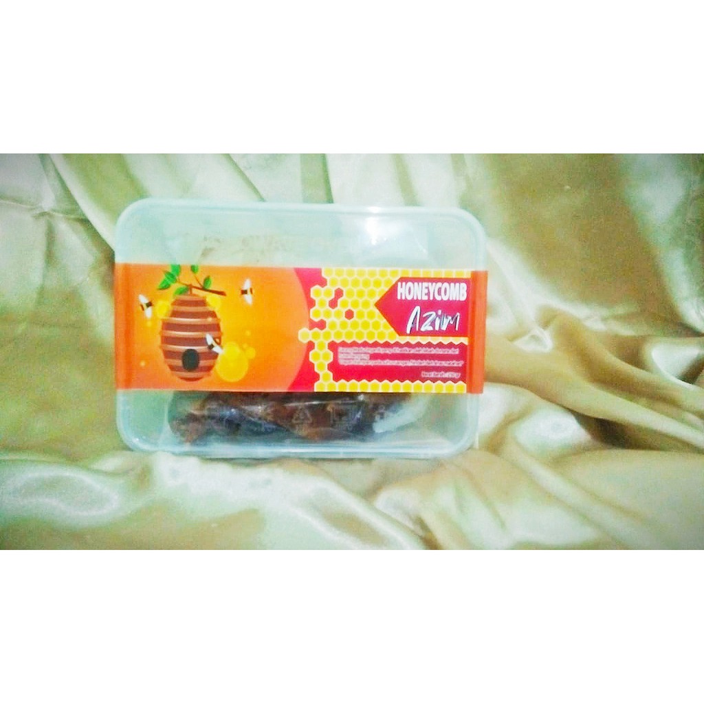 

Honey Comb Lebah Apis Dorsata 250 gr / Madu Sarang / Madu Azim