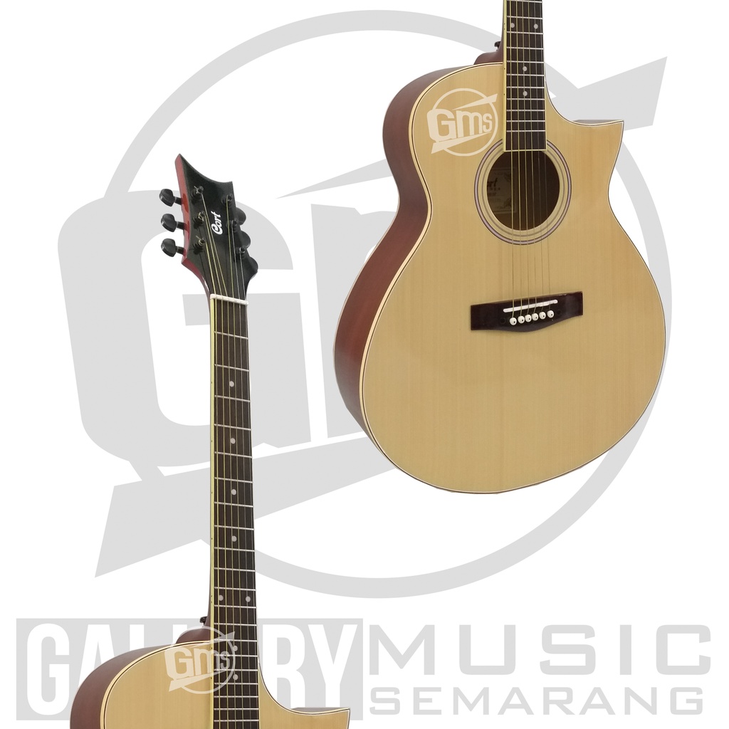 Gitar Akustik Cort Lancip Custom Paket Super Komplit