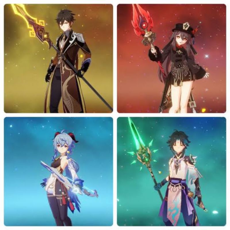 Primordial Jade Winged-Spear weapon genshin impact cosplay