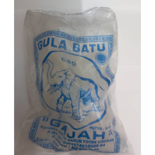 Gula Batu cap Gajah 500gr