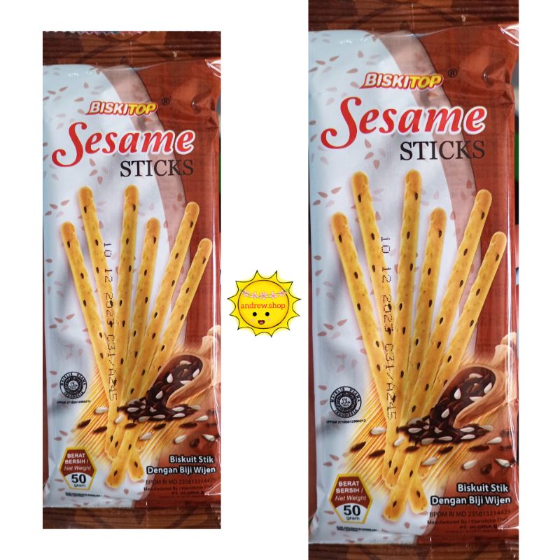 

Biskitop Sesame Sticks 50gr