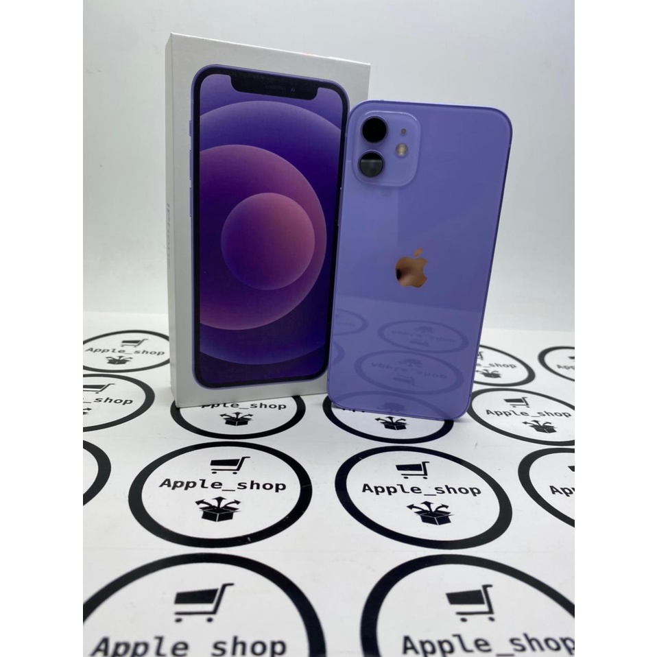 Iphone 12 64gb purple Lcd Original Mulus Original Bukan Refurbish / Rekondisi