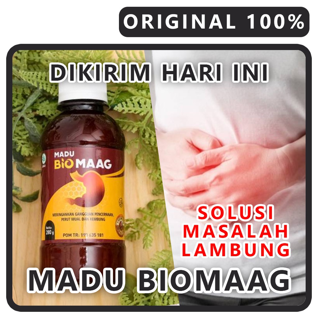 (Garansi Produk Original) MADU BIOMAAG ORIGINAL 100 MADU ASAM LAMBUNG MAAG Madu Biomag Bio Maag Maah