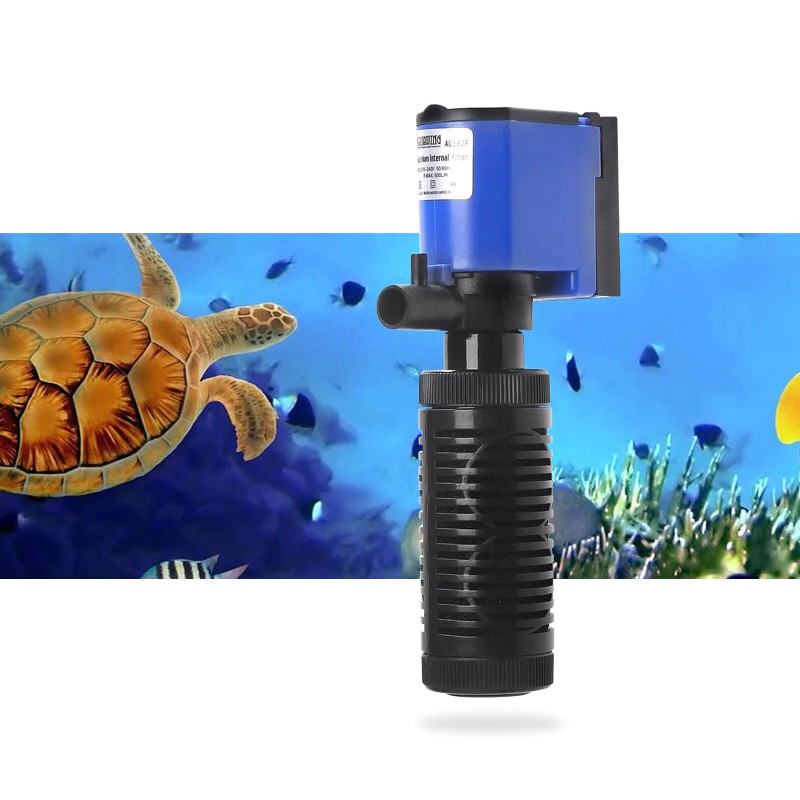 PREORDER Mini Aquarium Filter Pump for aquarium turtle fish tank, Sponges Filtering + Water Flow +