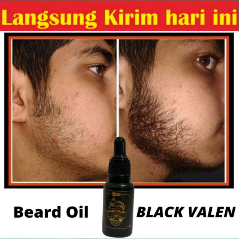 Beard Oil Black Valen Penumbuh Kumis Penumbuh Brewok Penumbuh Alis Jenggot