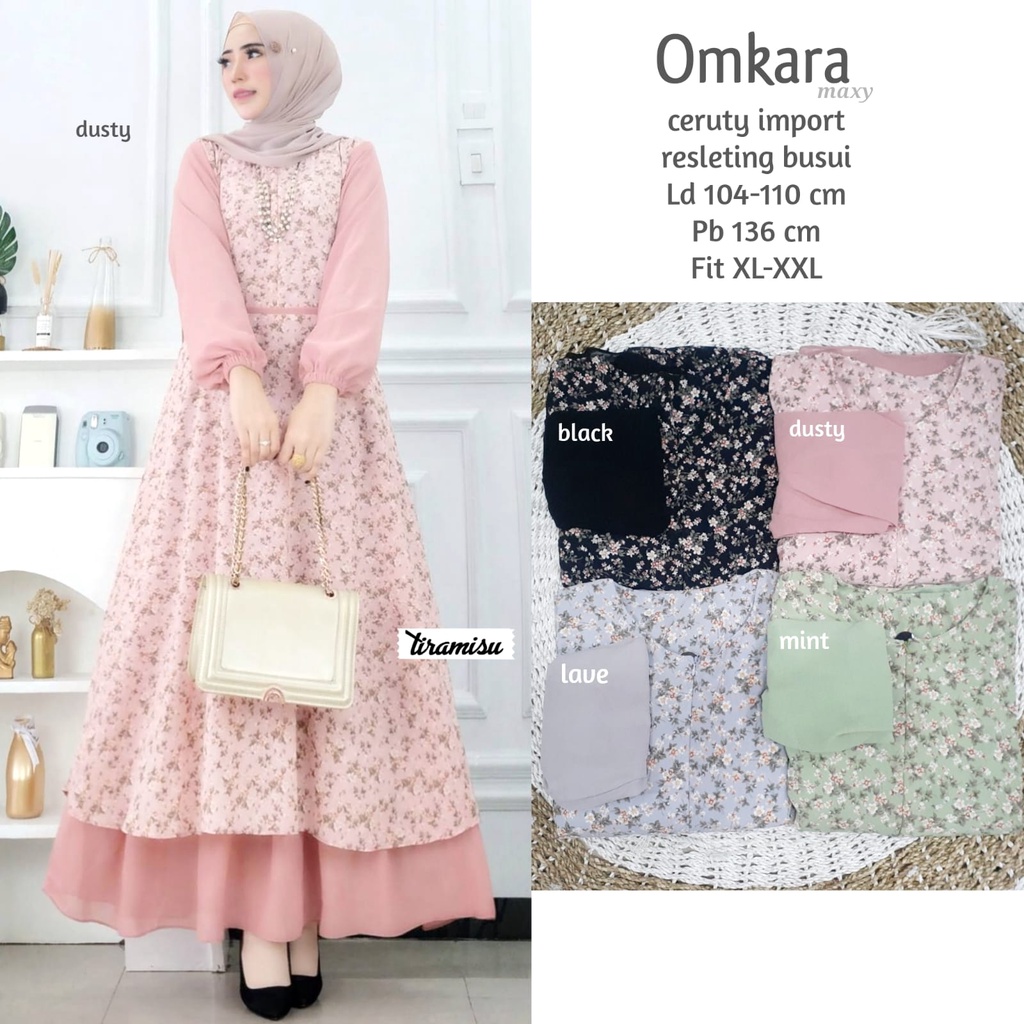 OMAKARA MAXI DRESS ORIGINAL TIRAMISU