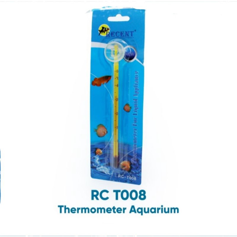 thermometer air aquarium  recent 008 alat pengukur suhu air aquarium