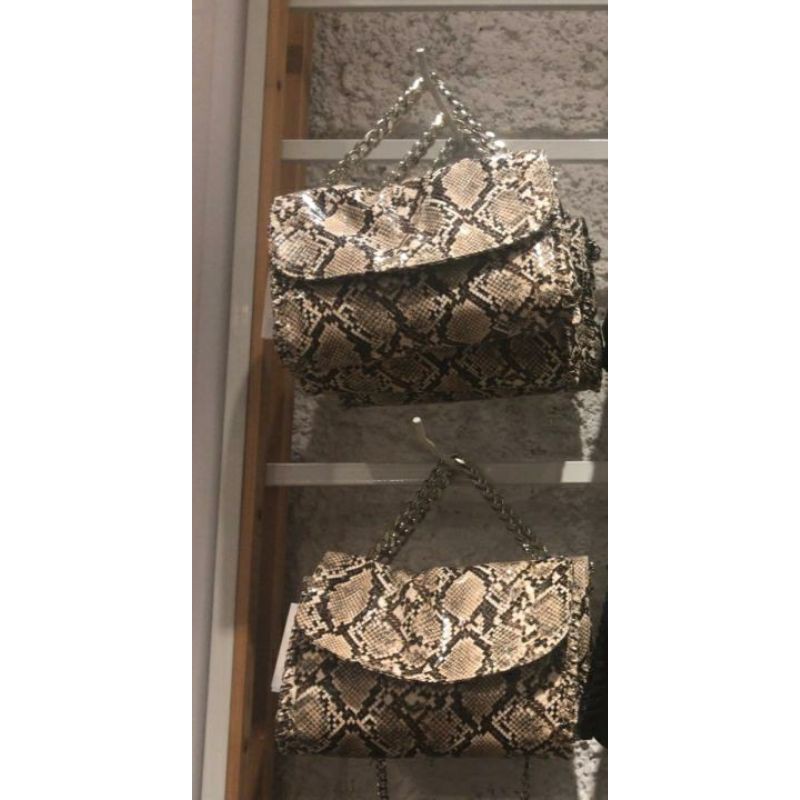 Tas Selempang Pull and Bear Corak Sling Bag Original