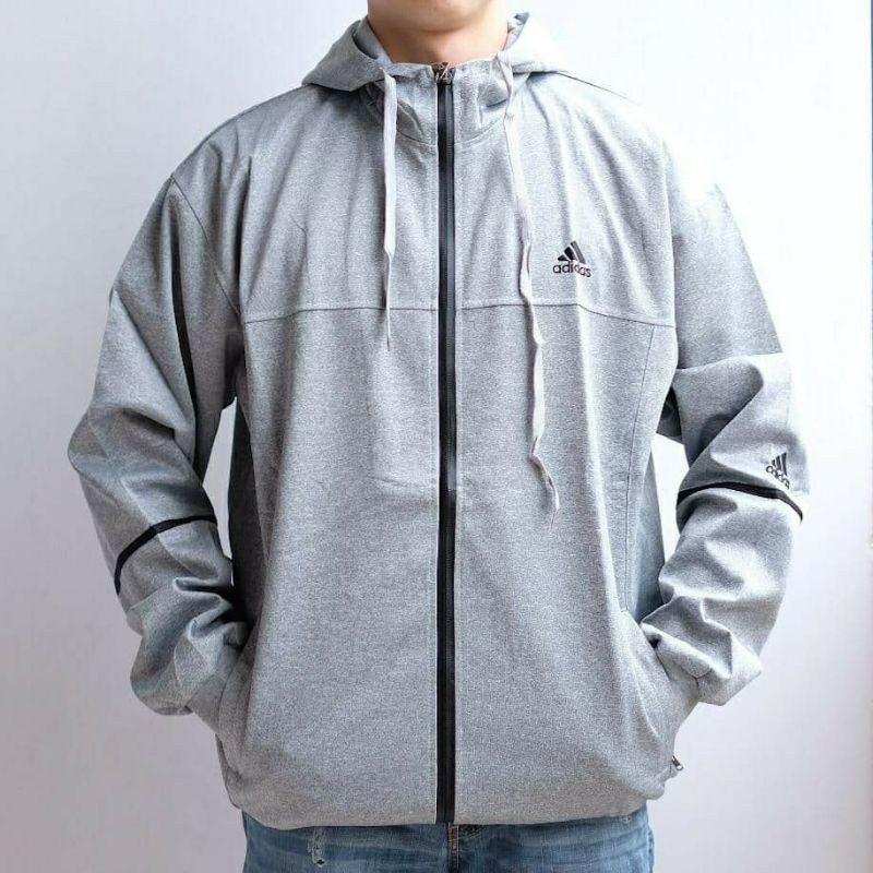 JAKET ADIDAS HOODIE PRIA BIG SIZE gRADE ORI IMPORT
