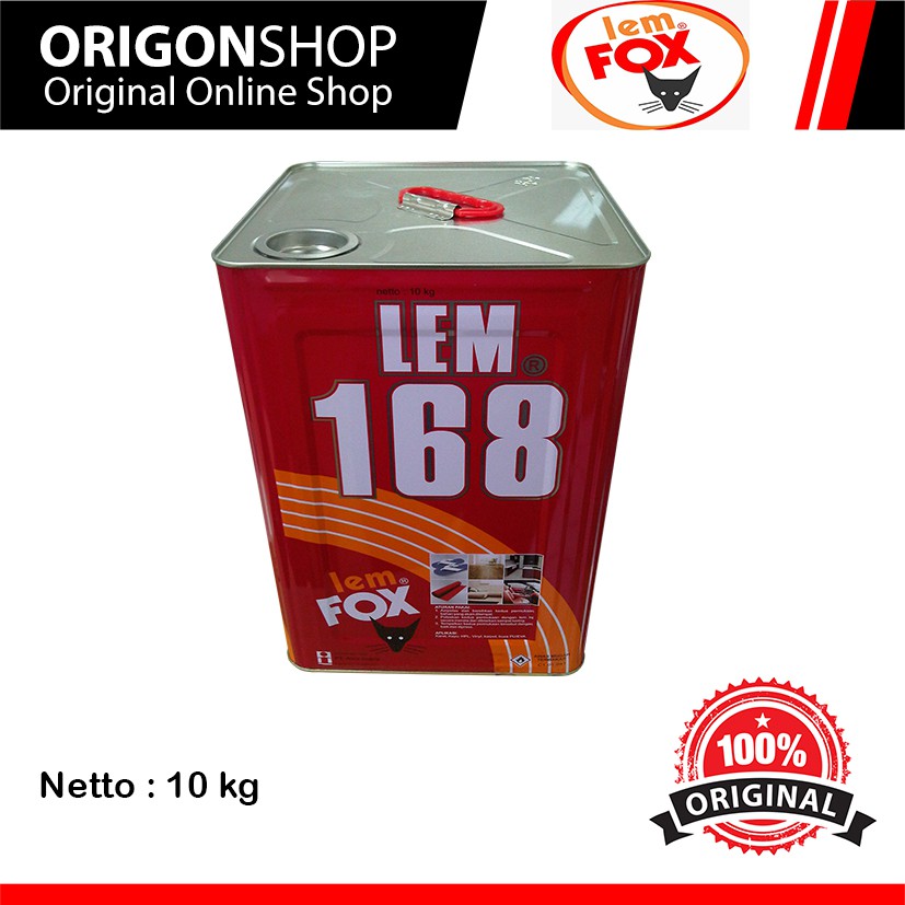 

Lem Fox 168 Blek 10 kg Original / Lem Kuning Serbaguna