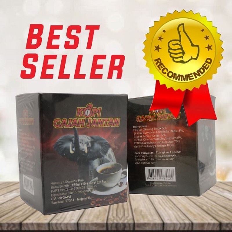 Jual Kopi Gajah Jantan Original (Isi 10 Sachet) Indonesia