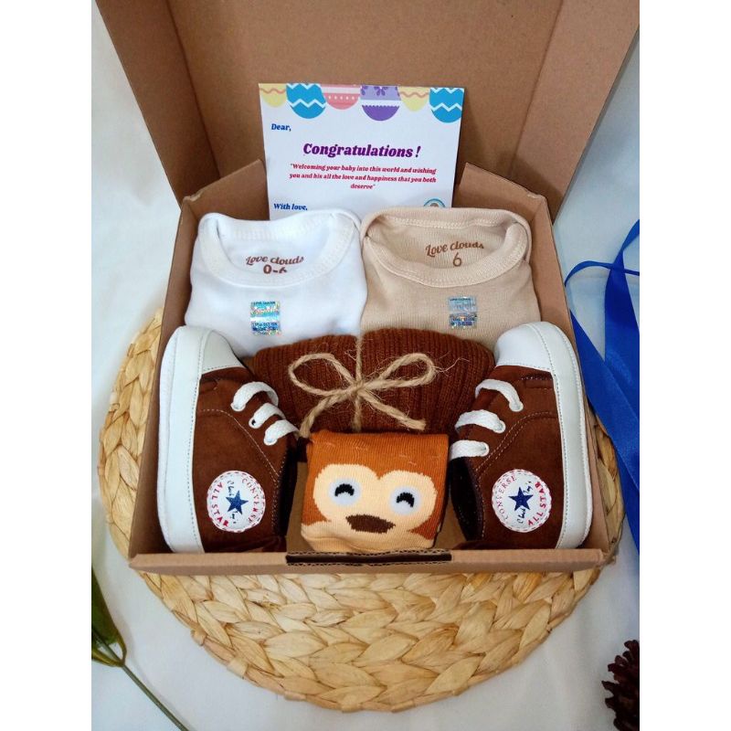 Gift Box Baby / Kado New Born / Kado Bayi/ Baju Bayi / Paket Hadiah Bayi / Hampers Baby Girl / Hampers Baby Boy-3