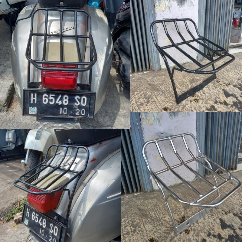 Backrack Rak Belakang Vespa Super Sprint Vbb