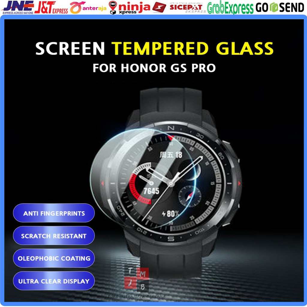 ANTI GORES TEMPERED GLASS HONOR GS PRO SMARTWATCH AKSESORIS PELINDUNG LAYAR