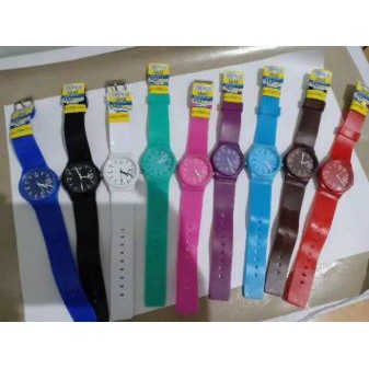 HOT SALE!! JAM TANGAN ANTI AIR Q&amp;Q JELLY DRINK STRAP RUBBER