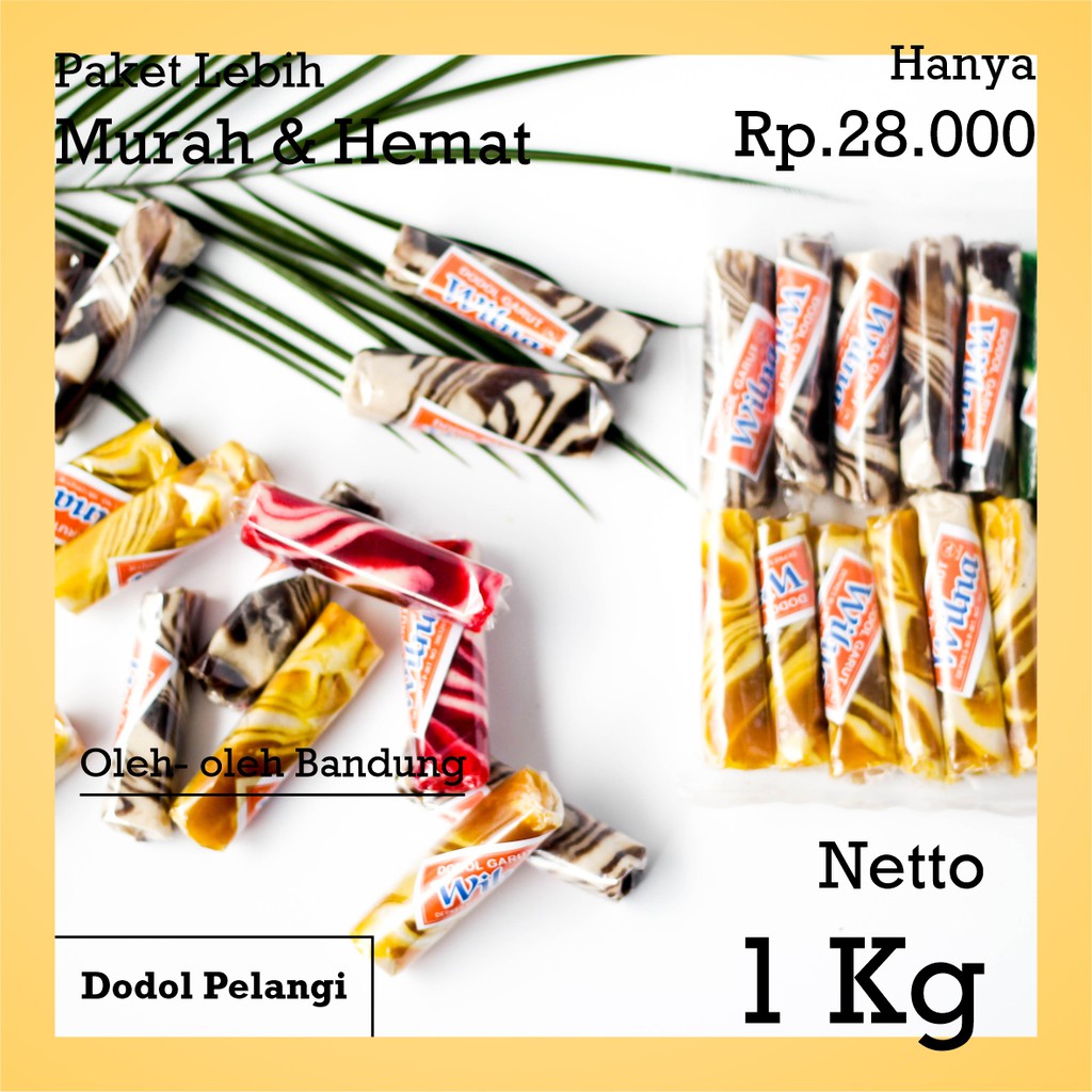 

Cemilan instant/Dodol Pelangi/1Kg/cemilan/snack/murah/oleh oleh/cemilan kiloan/cemilan sehat/sehat/