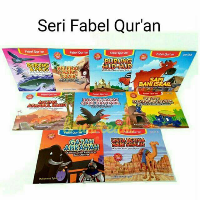 Buku Cerita Anak Seri Fabel Qur An 9 Buku Shopee Indonesia