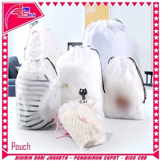 Image of AS Tas Travel Pouch Organizer Bag Pouch Kecil Sedang Besar Multifungsi Tahan Air Travel Import