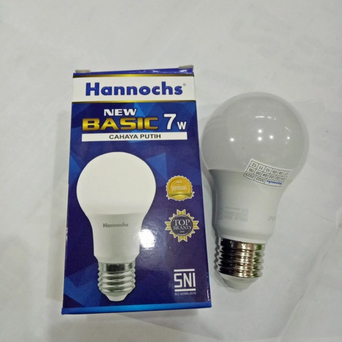 Bola Lampu Led Ledbulb Basic Hannochs 7 watt Terang Bergaransi