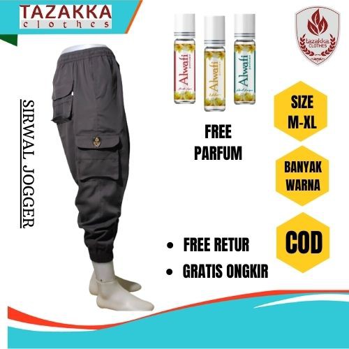 (PROMO) Celana Sirwal Murah Jogger Tazakka_Clothes Dewasa Katun Drill Tebal PROMO Keren jogger