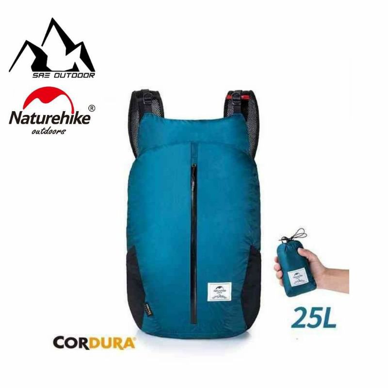 tas lipat || tas punggung || tas waterproof || tas lipat waterproof cordura 25L naturehike nh18b510