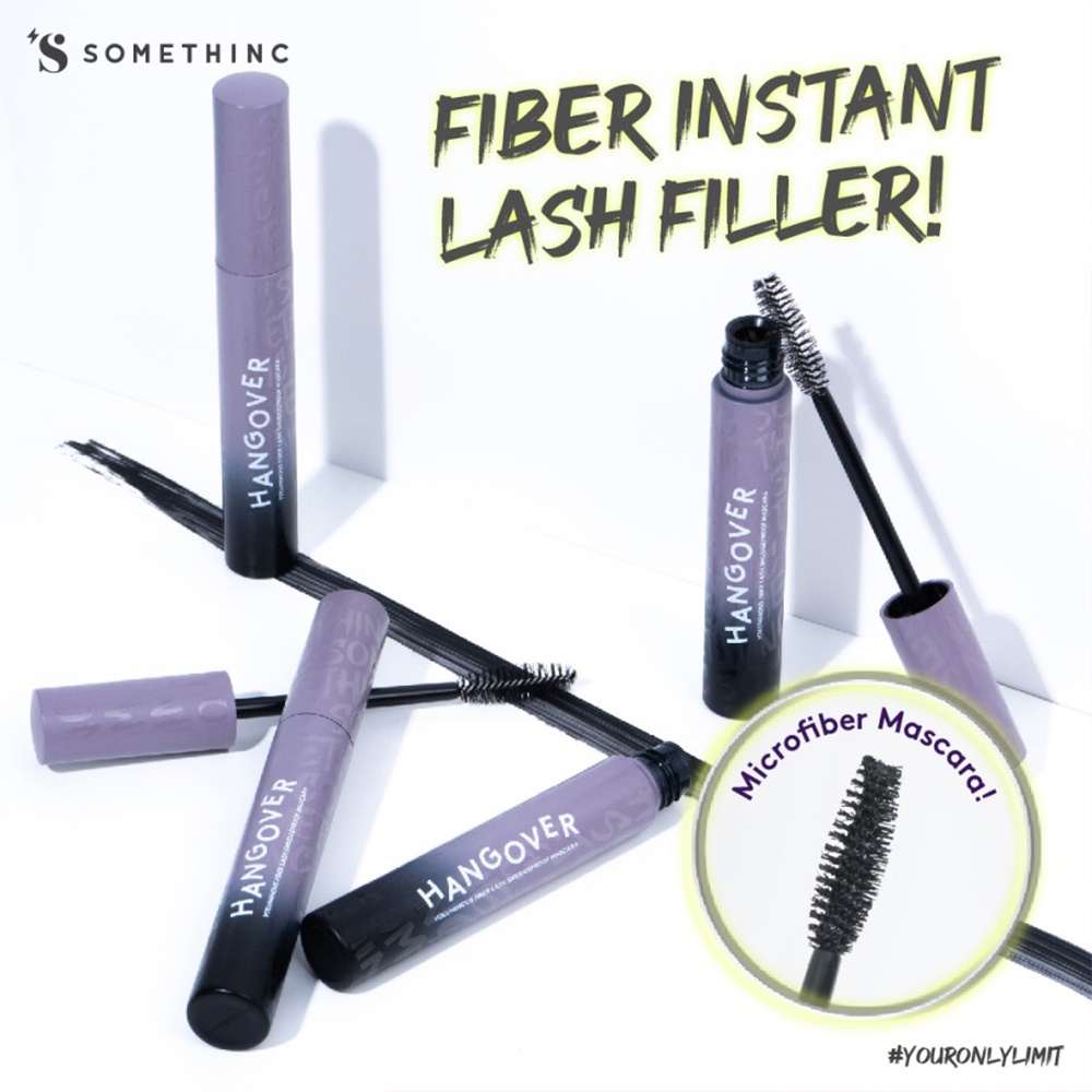 SOMETHINC HANGOVER Voluminous Fiber Lash Smudgeproof Mascara