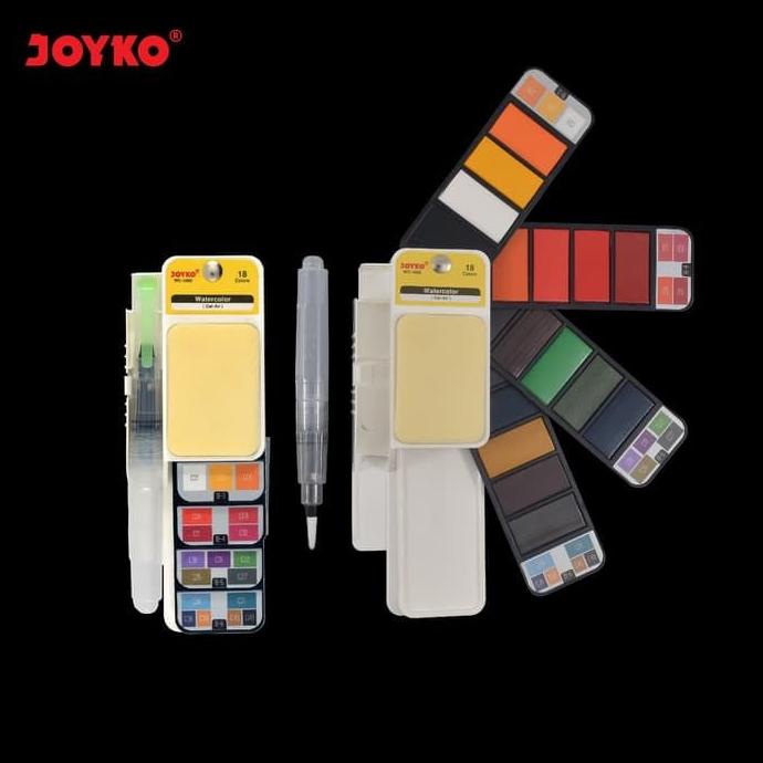 

TERBARUU!! Watercolor / Cat Air Joyko WC-1000 / 18 Color / Warna TERBARU