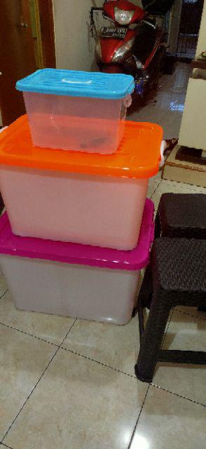 Gratis Ongkir! Box Container 140l / Container Serbaguna 1320 (140l) - Gajah Plastik
