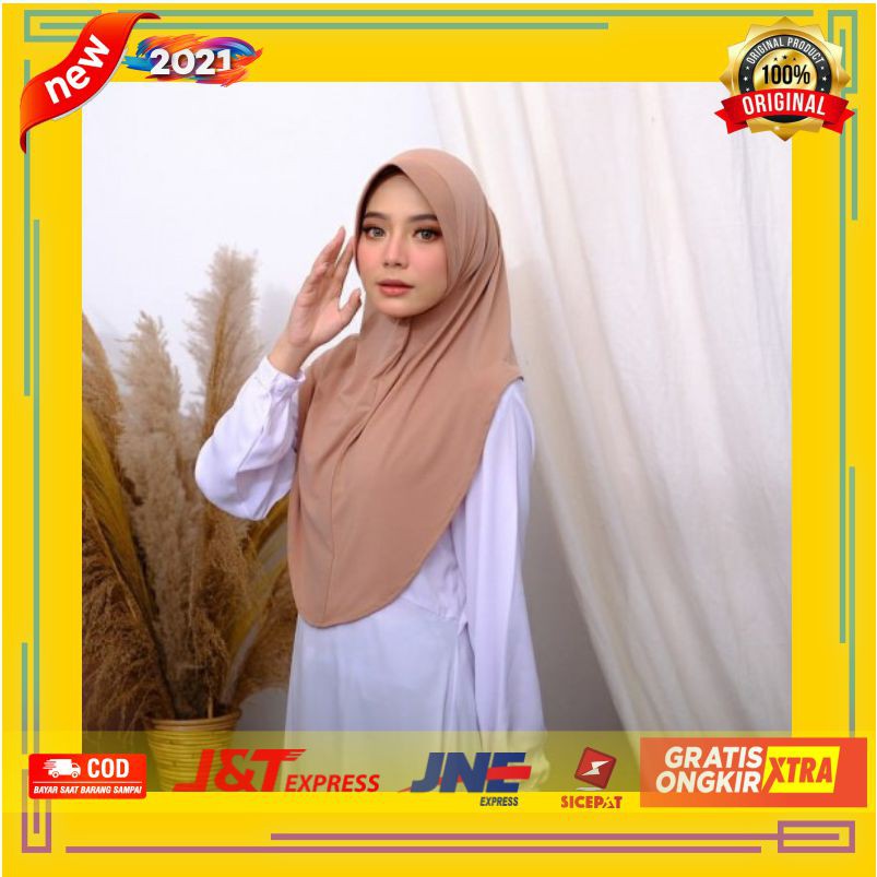AGEN Hijab Jilbab Zaida Pet Kerudung Instan Khimar Wanita Syari Casual & Formal Terbaru Berkualitas