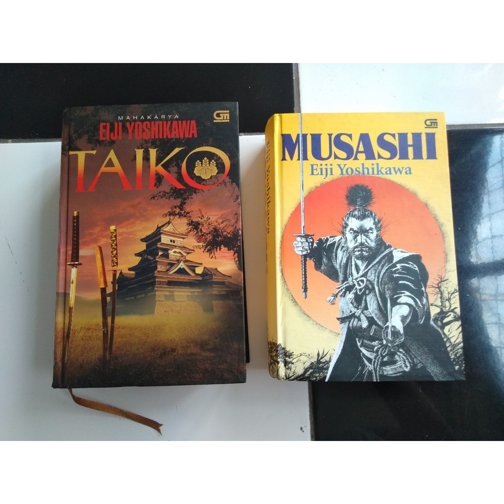 Novel Preloved Taiko dan Musashi - Eiji Yoshikawa Hard Cover Limited Edition Original