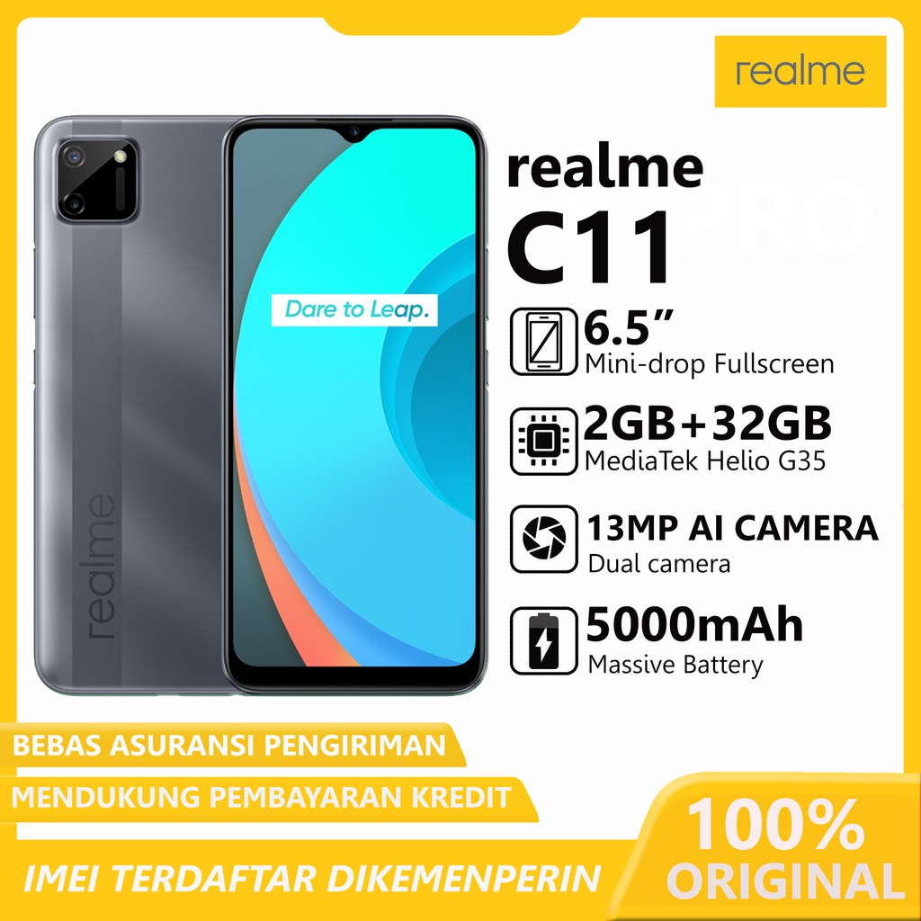 Realme C11 Ram 2/32 GB - Garansi Resmi