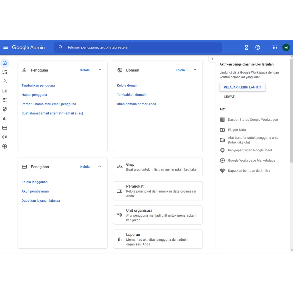 SUPER ADMIN G SUITE (WORKSPACE) OLD 2022