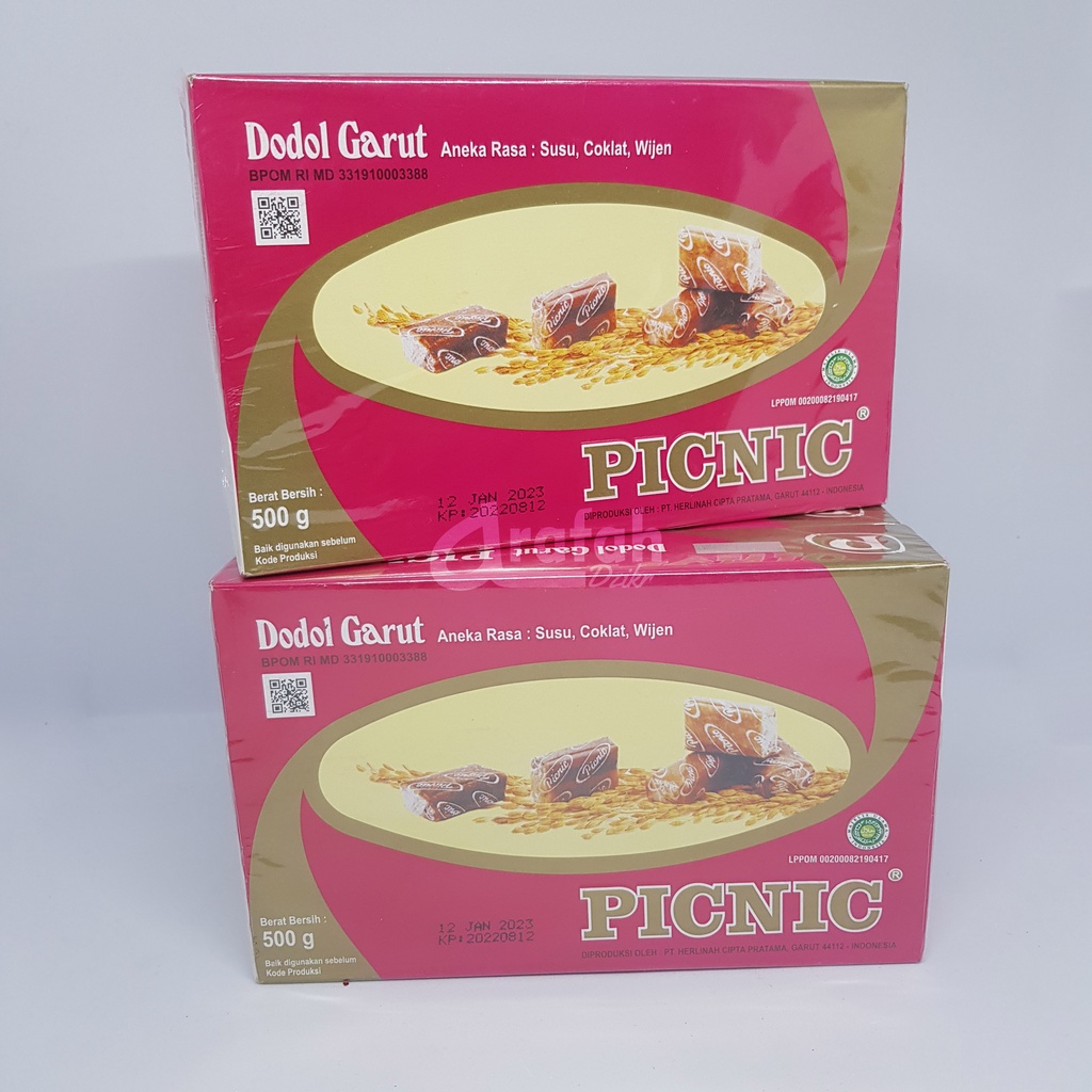 Dodol Garut Picnic Classic Original 500gr Oleh-oleh khas Garut