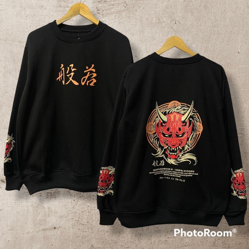 SWEATER CREWNECK PRIA WANITA SWEATER NAGA JAPAN MEMPHIS