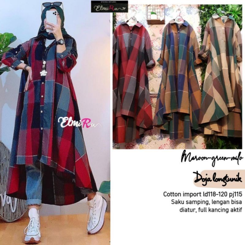 DOJA LONG TUNIK BY ELMIRA