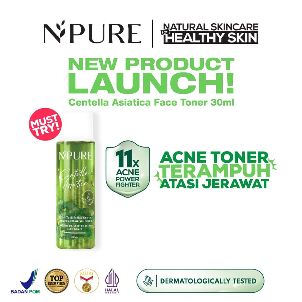 Npure Face Toner Centella Asiatica (Cica Series) 150ml | 30ml