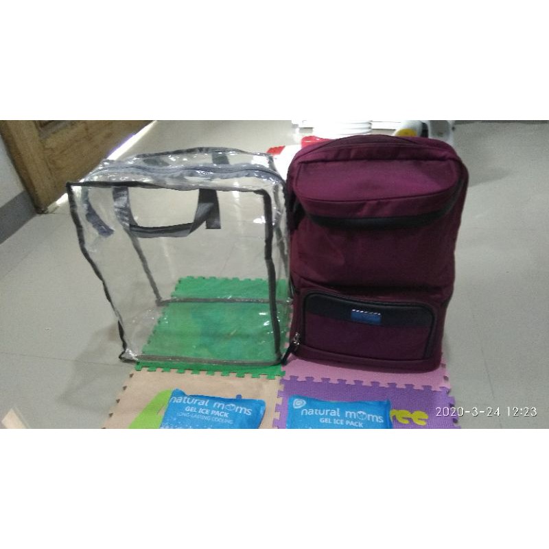 preloved, second, bekas cooler bag natural moms
