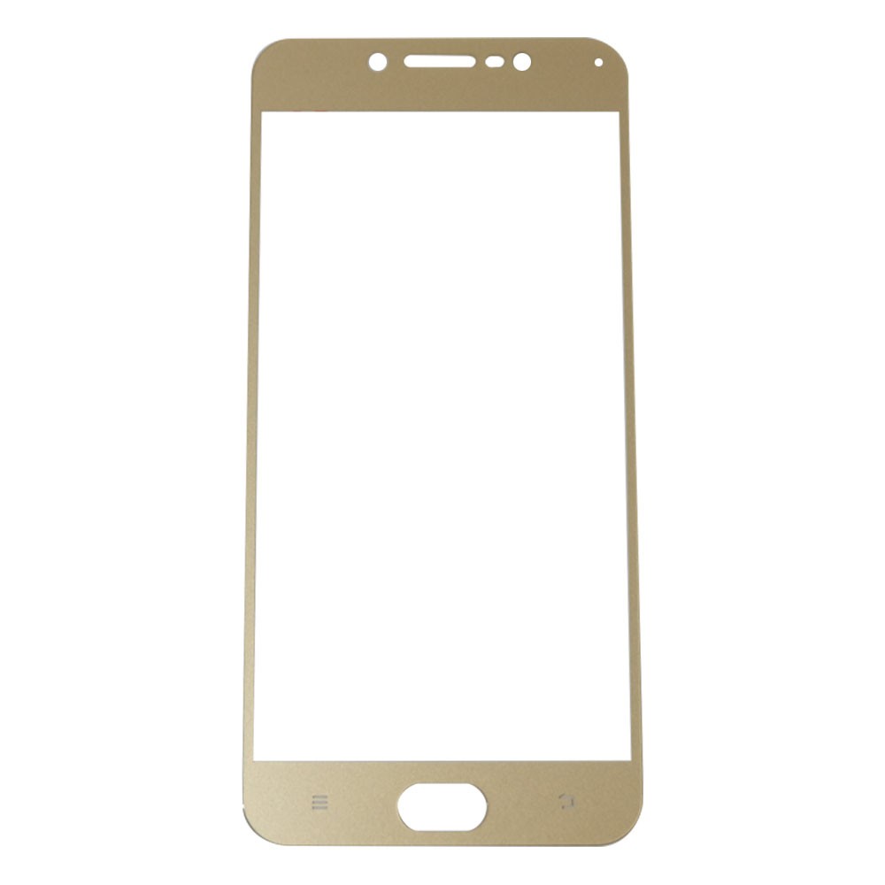 Tempered Glass Vivo V5S Full Colour / Non Full Bagian Depan Anti Gores Kaca Screen Protector Guard Temper Glass