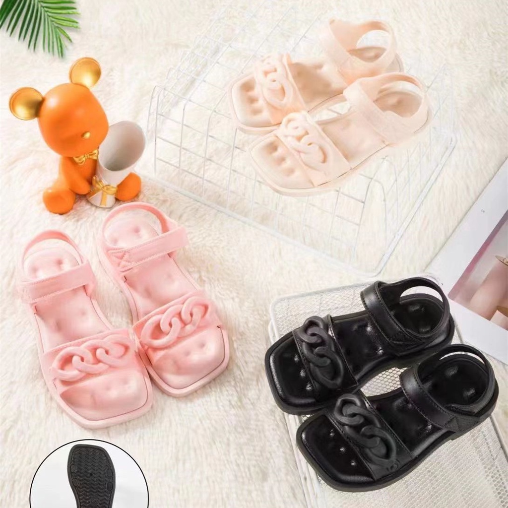 LittleAaron MOONEL BROOKLYN Sandal Anak Perempuan Bahan Karet Model Lucu 2-8 Tahun Import Sport Termurah Sendal Bayi Anak Cewek Cowok