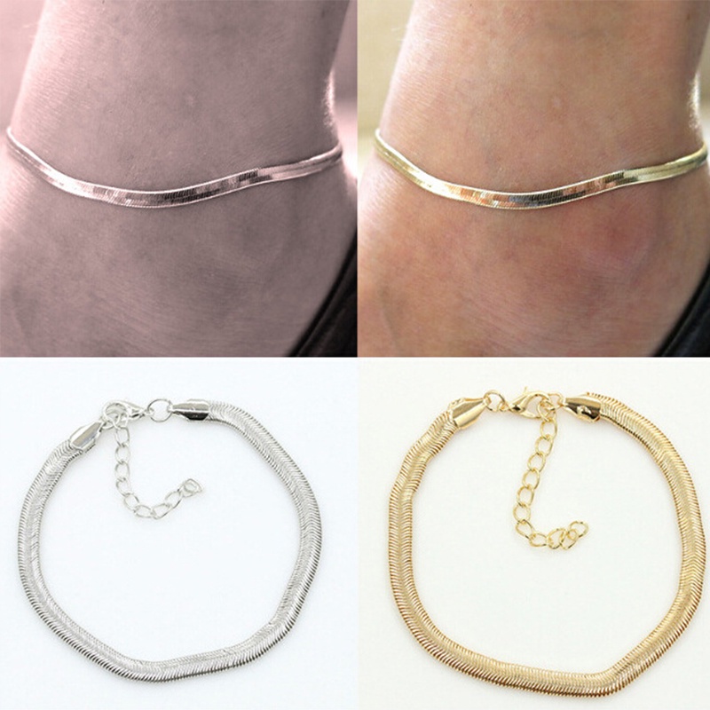 Fashion Gelang Kaki Sederhana Wanita Modis Aksesori Hypoallergenic Yang