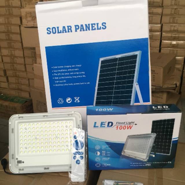 LAMPU SOROT SOLAR CELL 100 WATT