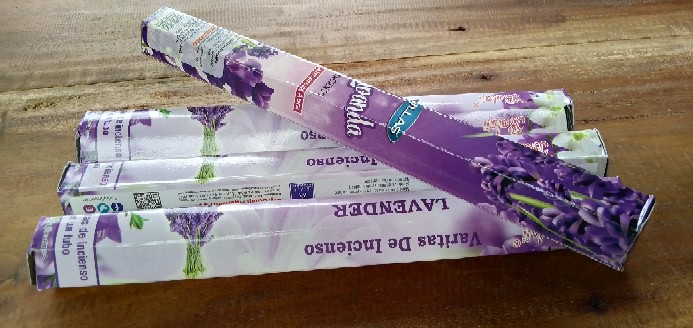 Dupa/ Hio India 9 Balaji Lavender Heksagonal @ 20 Sticks