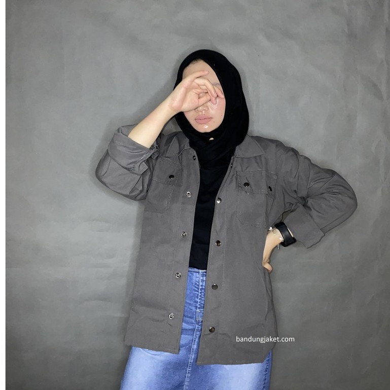 Jaket Semi Parka || Trucker Jacket || Size M - XXL