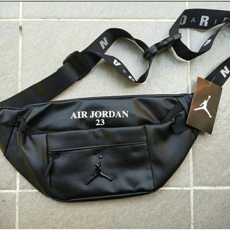 SHOPEE 2.2 KEREN TAS PRIA TAS SELEMPANG WAISTBAC NIKE AIR JORDAN JUMPMAN