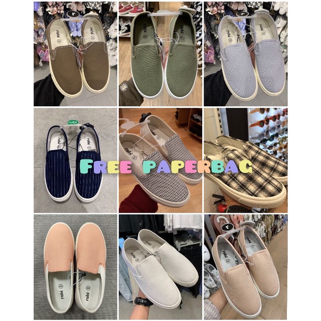 sepatu rubi slip on new arrival