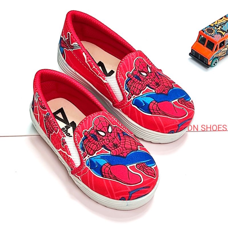 Sepatu Anak Laki-Laki Karakter Laba laba Spiderman Merah